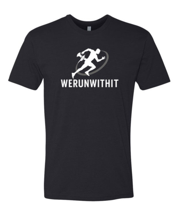 We Run With It – Power Tee (Black)